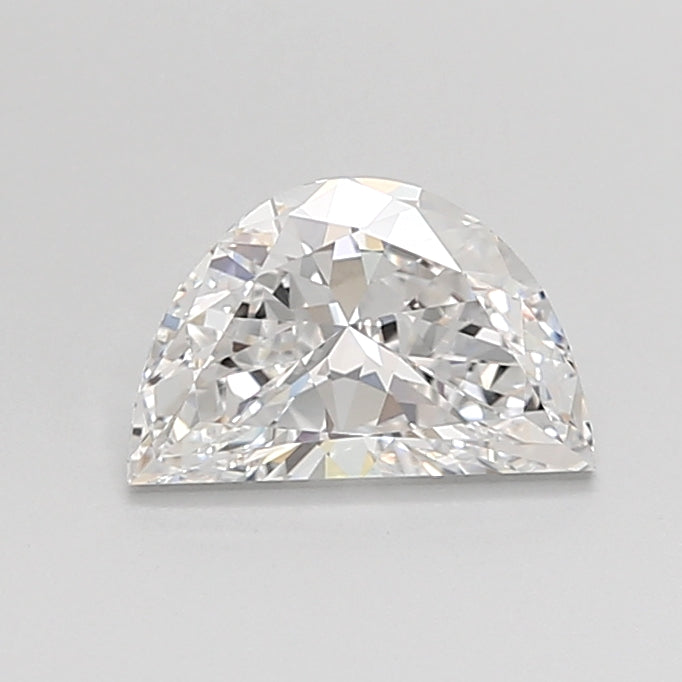 Loose 1.08 Carat D VVS2 IGI Certified Lab Grown Half Moon Diamonds