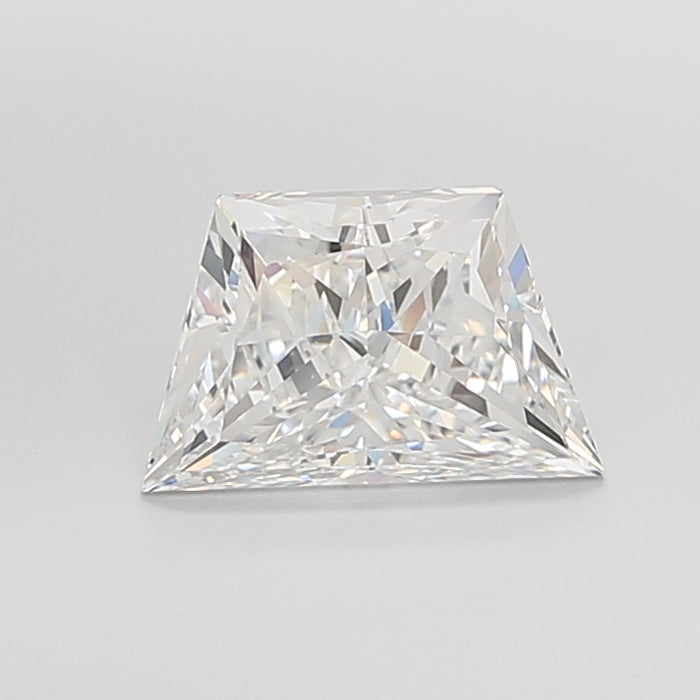 Loose 4.1 Carat E VVS2 IGI Certified Lab Grown Trapezoid Diamonds
