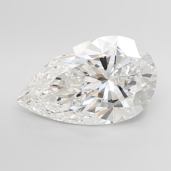 Loose 7.02 Carat F VVS2 IGI Certified Lab Grown Pear Diamonds