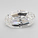 Loose 3.02 Carat E VS2 IGI Certified Lab Grown Step Oval Diamonds