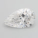 Loose 2.04 Carat D VVS2 IGI Certified Lab Grown Pear Diamonds