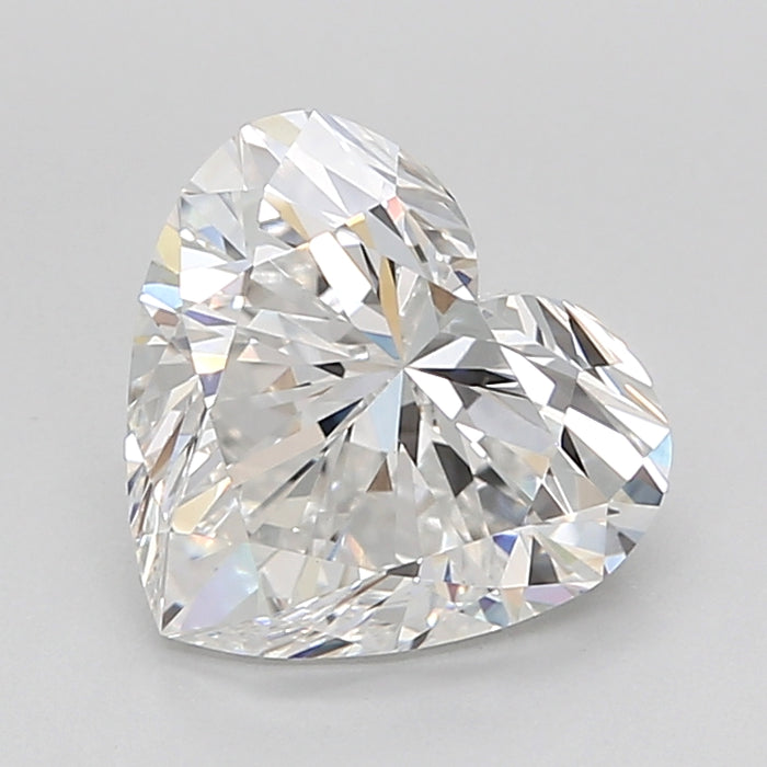 Loose 3.03 Carat E VVS2 IGI Certified Lab Grown Heart Diamonds
