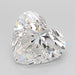 Loose 3.03 Carat E VVS2 IGI Certified Lab Grown Heart Diamonds