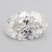 Loose 2.74 Carat F VVS2 IGI Certified Lab Grown Oval Diamonds