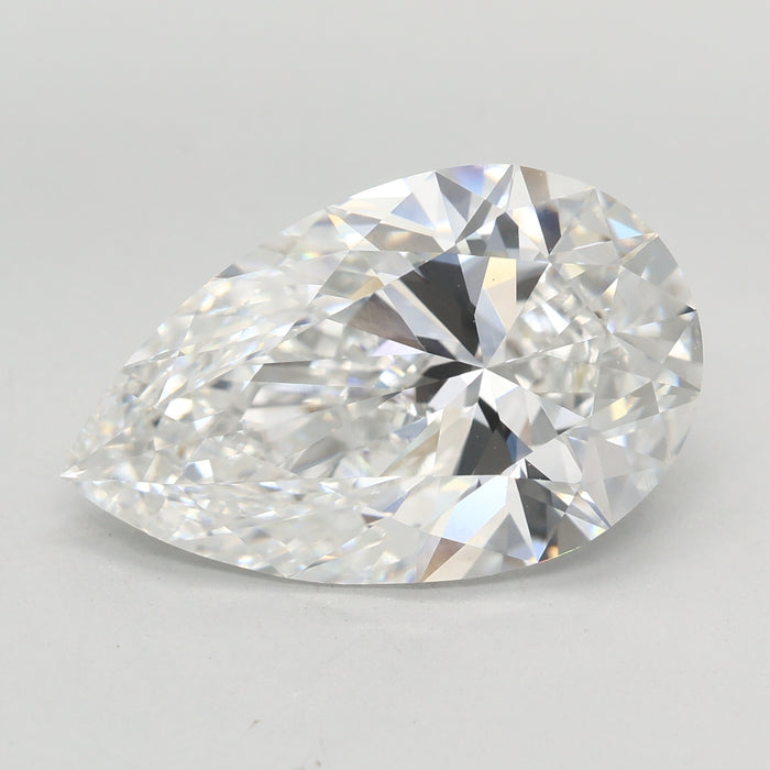 Loose 7.02 Carat E VVS2 IGI Certified Lab Grown Pear Diamonds