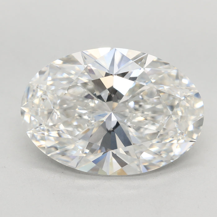 Loose 7.07 Carat F VVS2 IGI Certified Lab Grown Oval Diamonds