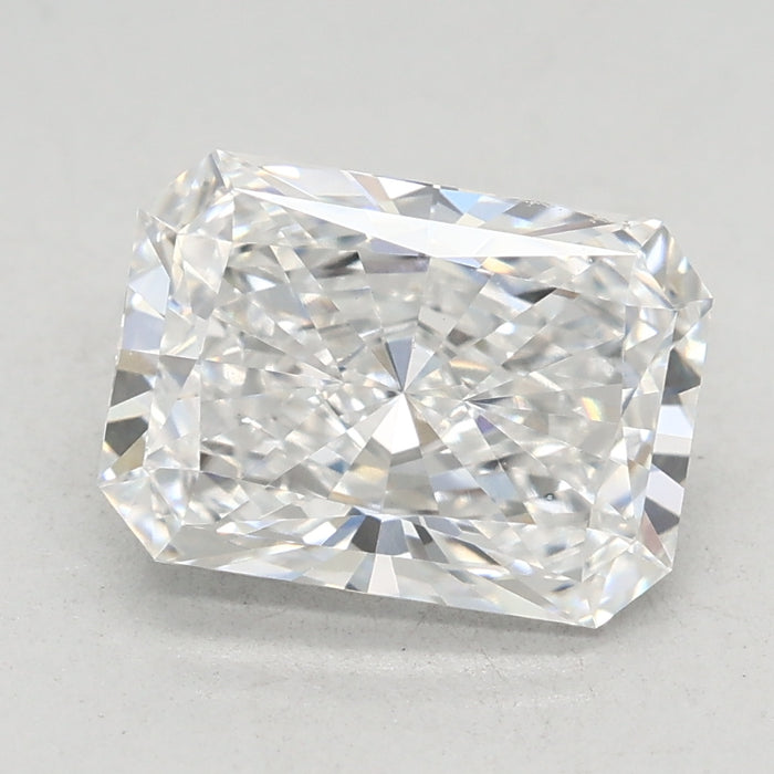 Loose 1.57 Carat D VVS2 IGI Certified Lab Grown Radiant Diamonds