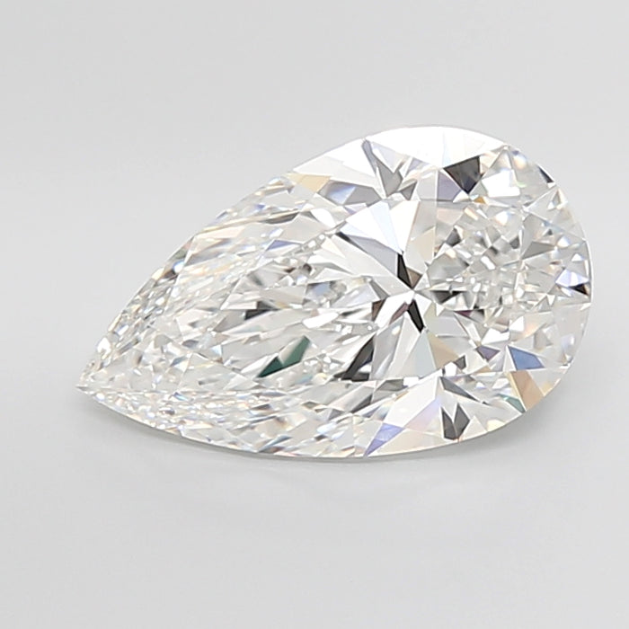 Loose 7.03 Carat E VVS2 IGI Certified Lab Grown Pear Diamonds