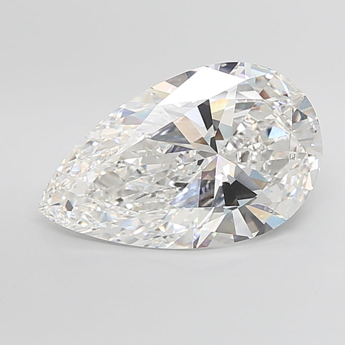 Loose 9.65 Carat F VVS2 IGI Certified Lab Grown Pear Diamonds