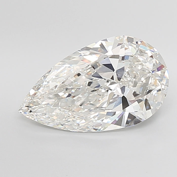 Loose 7.03 Carat F VVS2 IGI Certified Lab Grown Pear Diamonds