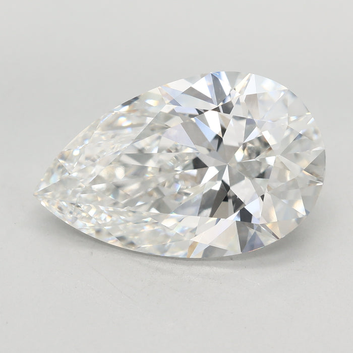 Loose 7.03 Carat F VVS2 IGI Certified Lab Grown Pear Diamonds