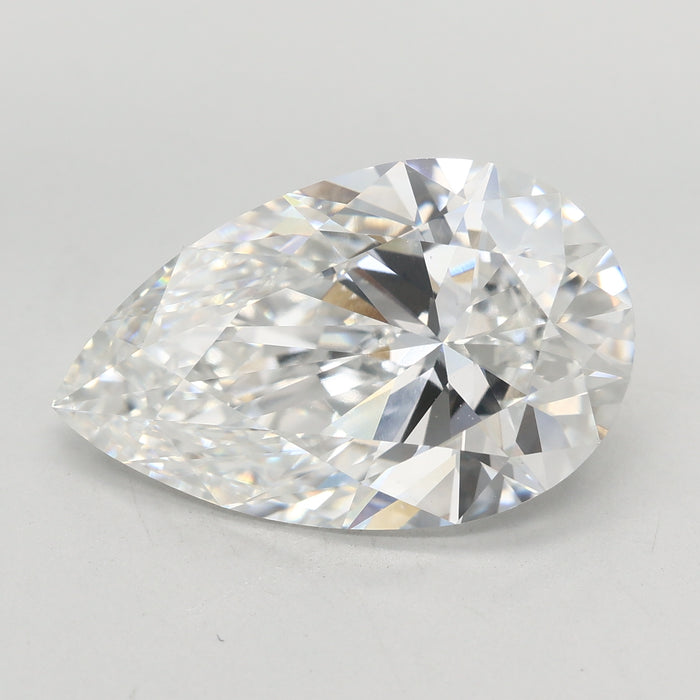 Loose 7.02 Carat E VVS2 IGI Certified Lab Grown Pear Diamonds