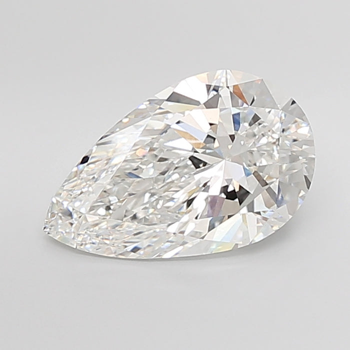 Loose 7.03 Carat E VVS2 IGI Certified Lab Grown Pear Diamonds