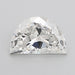 Loose 3.01 Carat F VS1 IGI Certified Lab Grown Half Moon Diamonds