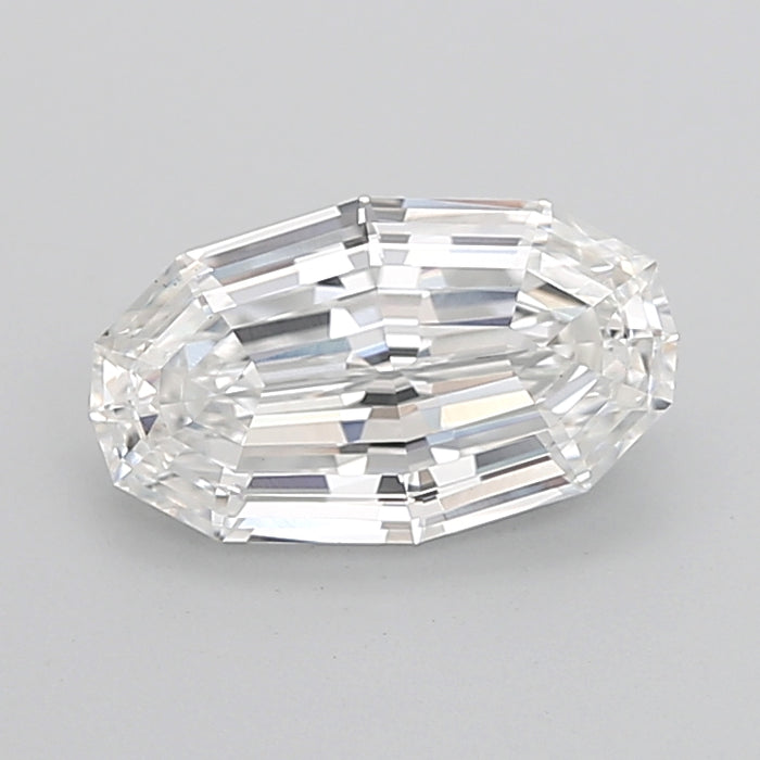 Loose 3.08 Carat E VS1 IGI Certified Lab Grown Step Oval Diamonds