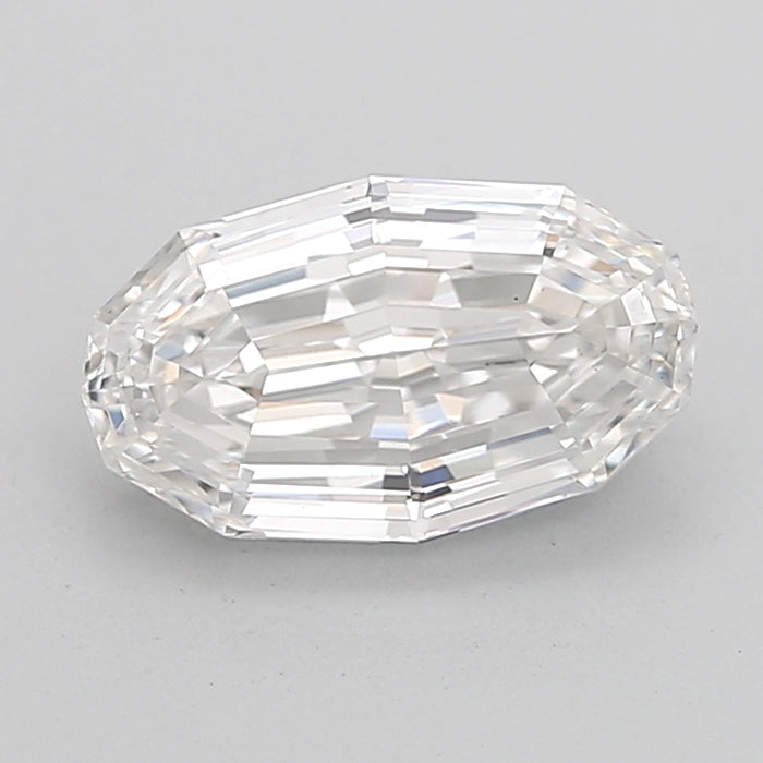 Loose 2.09 Carat E VS1 IGI Certified Lab Grown Step Oval Diamonds