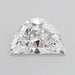 Loose 2.04 Carat D VVS2 IGI Certified Lab Grown Half Moon Diamonds