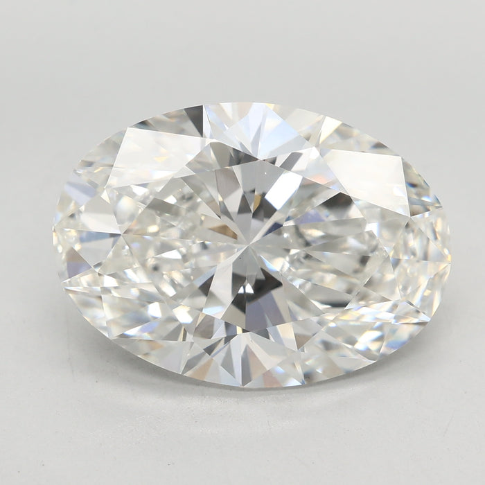 Loose 7.06 Carat F VVS2 IGI Certified Lab Grown Oval Diamonds