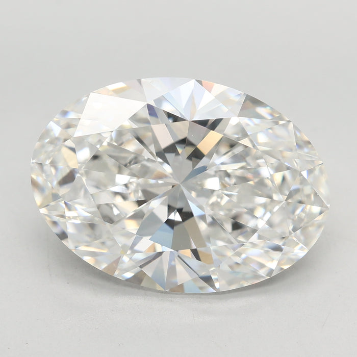 Loose 7.54 Carat F VVS2 IGI Certified Lab Grown Oval Diamonds