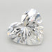 Loose 5.04 Carat E VVS2 IGI Certified Lab Grown Heart Diamonds