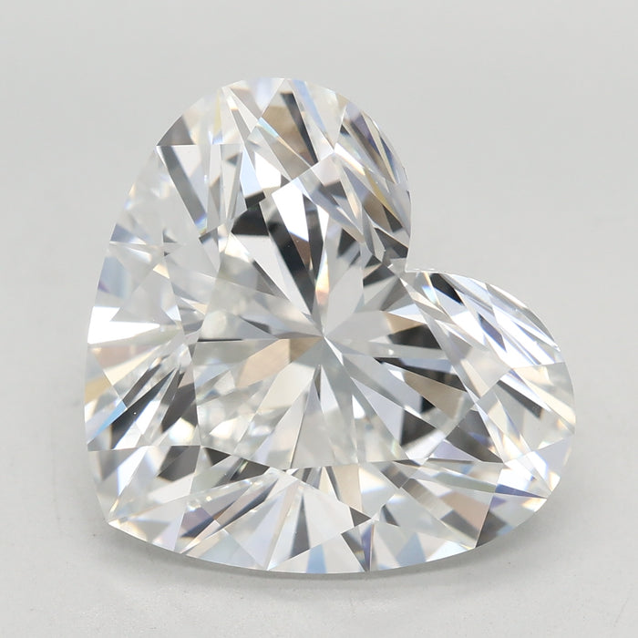 Loose 7.08 Carat E VVS2 IGI Certified Lab Grown Heart Diamonds