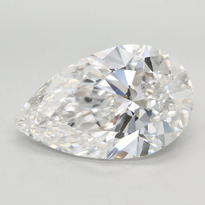 Loose 7.53 Carat E VVS2 IGI Certified Lab Grown Pear Diamonds