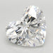 Loose 7.03 Carat E VVS2 IGI Certified Lab Grown Heart Diamonds