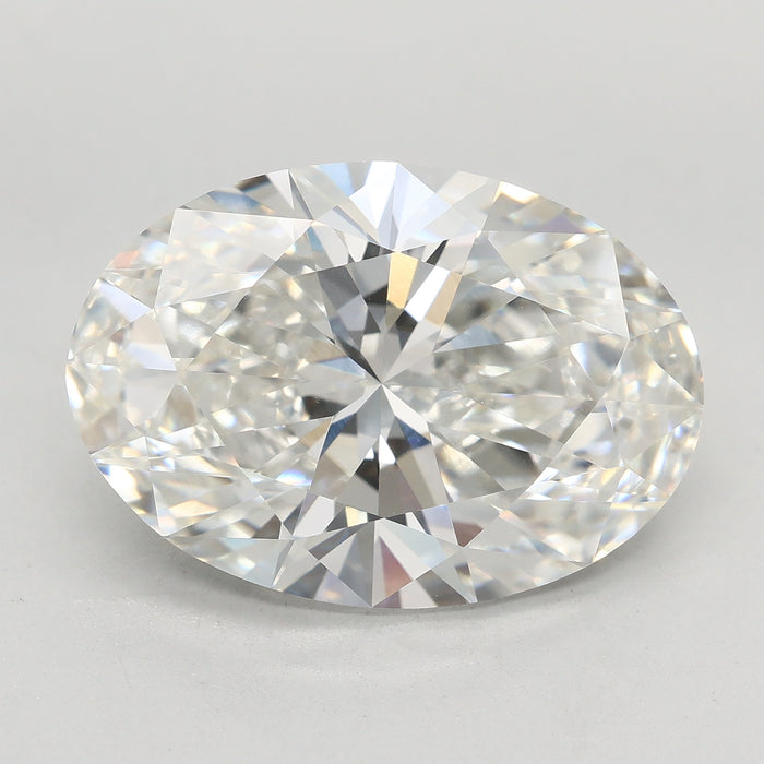Loose 7.08 Carat F VVS2 IGI Certified Lab Grown Oval Diamonds