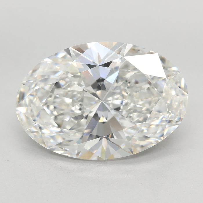 Loose 7.09 Carat F VVS2 IGI Certified Lab Grown Oval Diamonds