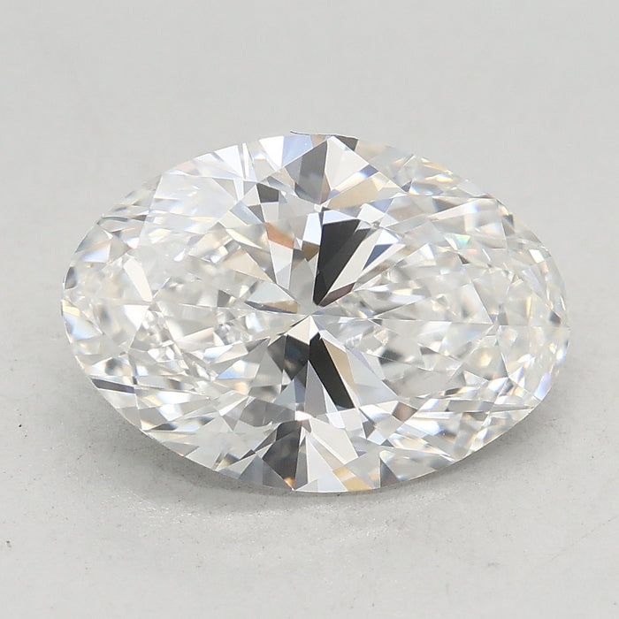 Loose 2.1 Carat F VVS2 IGI Certified Lab Grown Oval Diamonds