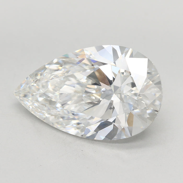 Loose 7.02 Carat E VVS2 IGI Certified Lab Grown Pear Diamonds