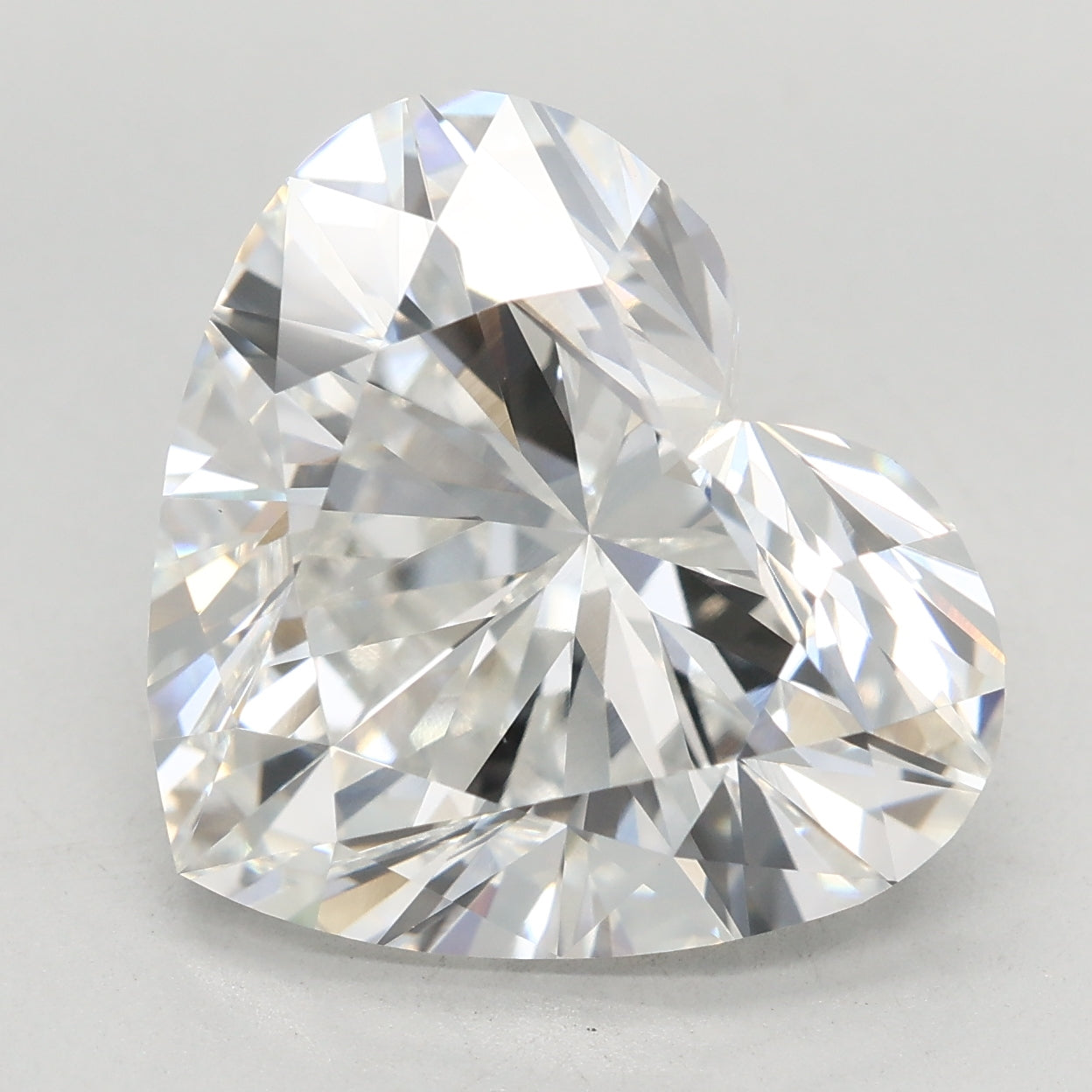 Loose 7 Carat E VVS2 IGI Certified Lab Grown Heart Diamonds