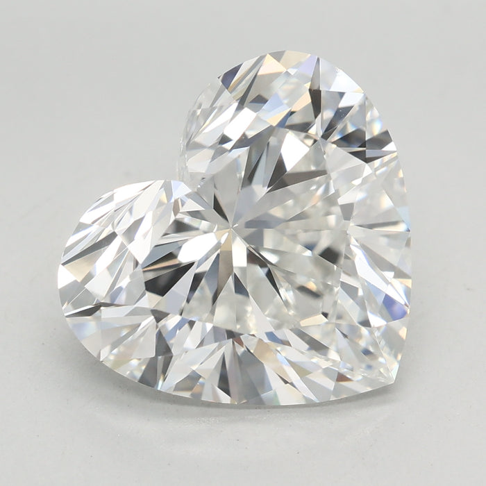 Loose 5.1 Carat E VVS2 IGI Certified Lab Grown Heart Diamonds