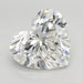 Loose 5.1 Carat E VVS2 IGI Certified Lab Grown Heart Diamonds
