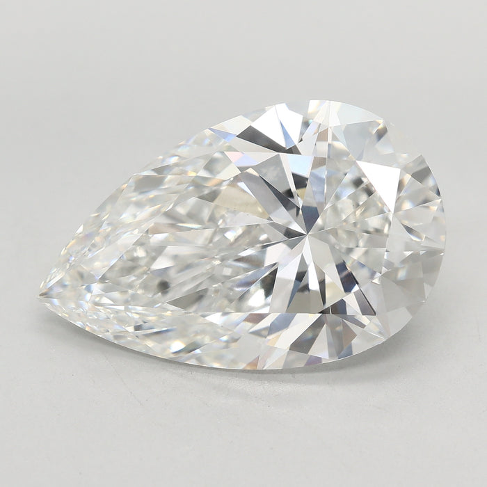 Loose 7.5 Carat E VVS2 IGI Certified Lab Grown Pear Diamonds