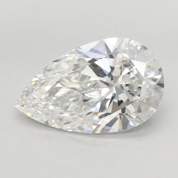 Loose 7.08 Carat E VVS2 IGI Certified Lab Grown Pear Diamonds