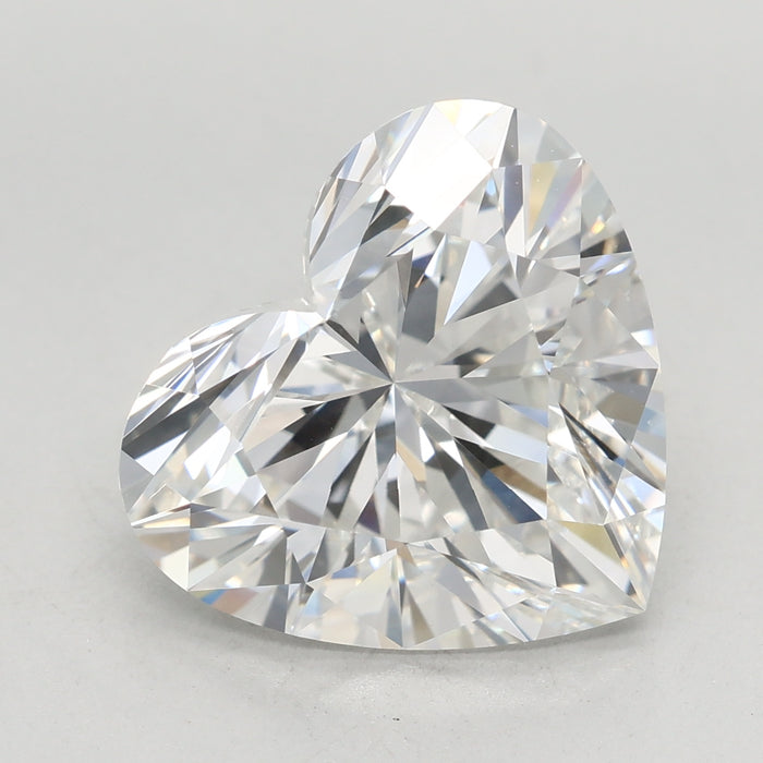 Loose 5.1 Carat E VVS2 IGI Certified Lab Grown Heart Diamonds