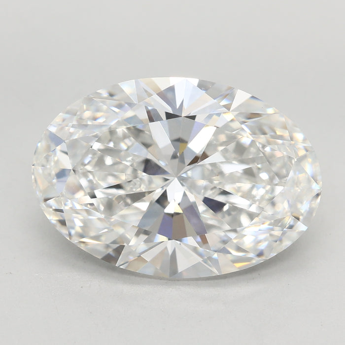 Loose 7.09 Carat D VVS2 IGI Certified Lab Grown Oval Diamonds