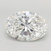 Loose 7.09 Carat D VVS2 IGI Certified Lab Grown Oval Diamonds