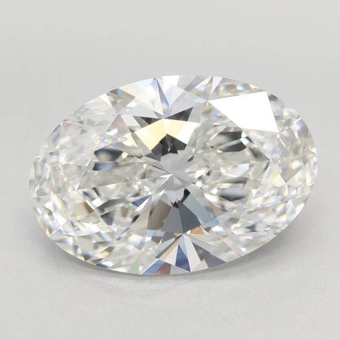 Loose 7.08 Carat F VVS2 IGI Certified Lab Grown Oval Diamonds