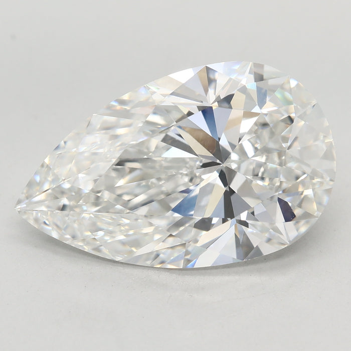 Loose 7.05 Carat F VVS2 IGI Certified Lab Grown Pear Diamonds