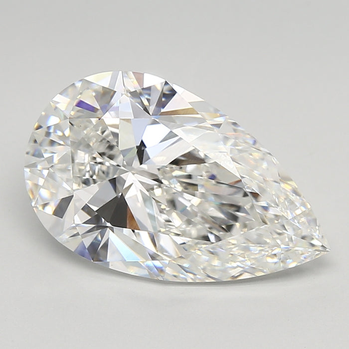 Loose 7.08 Carat E VVS2 IGI Certified Lab Grown Pear Diamonds