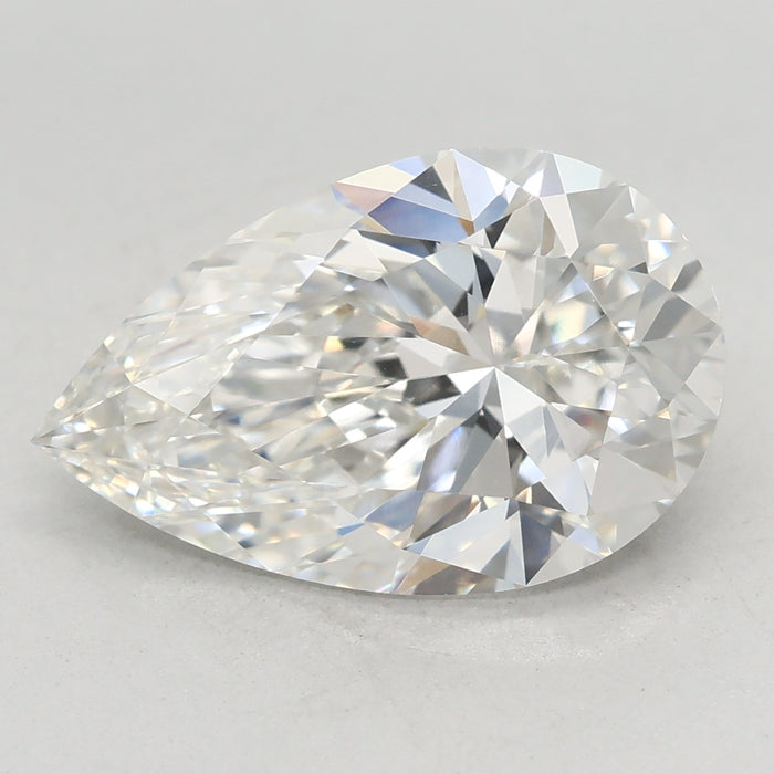 Loose 3.03 Carat F VVS2 IGI Certified Lab Grown Pear Diamonds