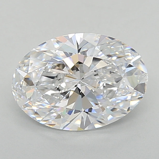 Loose 1.54 Carat D VVS2 IGI Certified Lab Grown Oval Diamonds