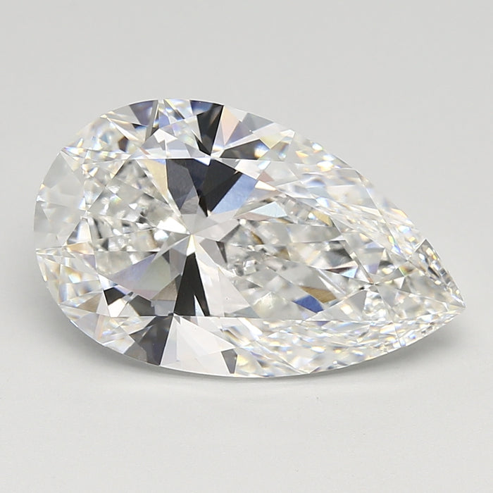 Loose 7.02 Carat E VVS2 IGI Certified Lab Grown Pear Diamonds