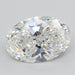 Loose 7.08 Carat F VVS2 IGI Certified Lab Grown Oval Diamonds