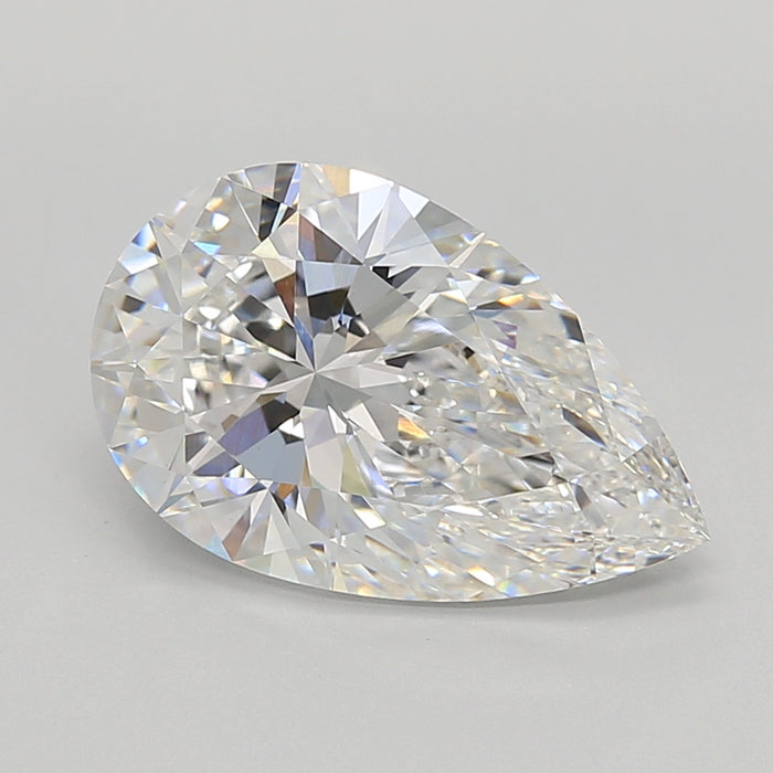 Loose 5.1 Carat E VVS2 IGI Certified Lab Grown Pear Diamonds