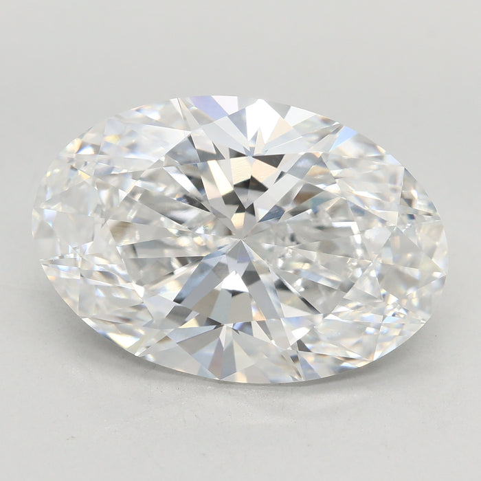 Loose 7.59 Carat D VVS2 IGI Certified Lab Grown Oval Diamonds
