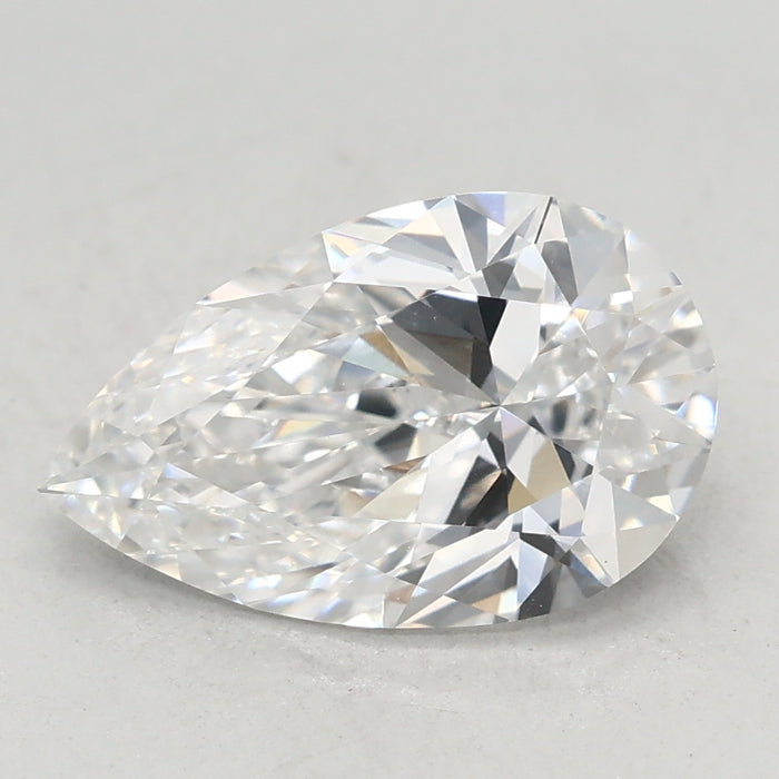 Loose 1.59 Carat D VVS2 IGI Certified Lab Grown Pear Diamonds