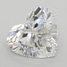 Loose 5.05 Carat E VVS2 IGI Certified Lab Grown Heart Diamonds